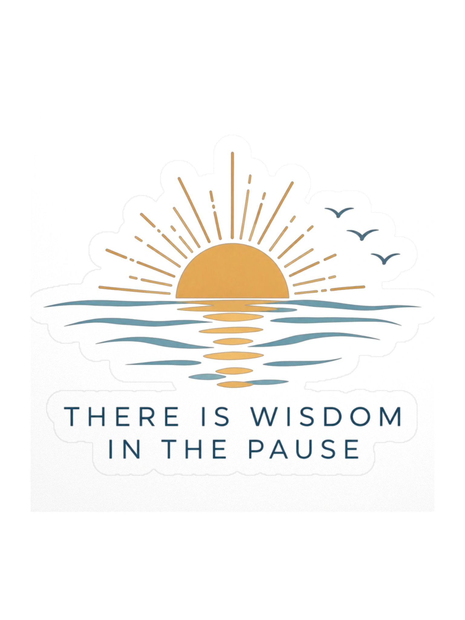 Wisdom in the Pause (Sticker) product image (1)