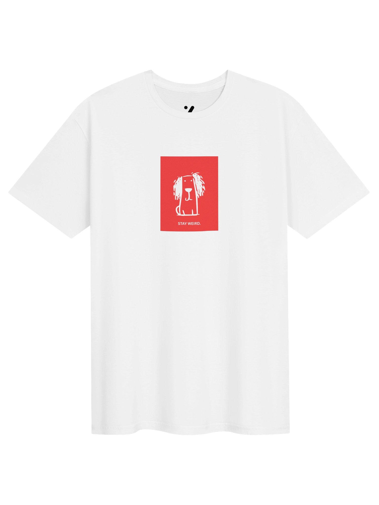 Stay Weird Dog Graphic Tee product image (1)
