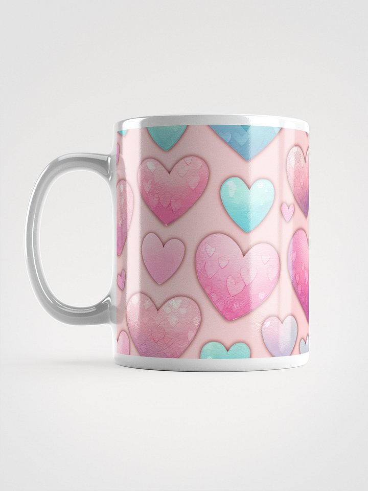 Pastel Hearts Delight Mug product image (2)