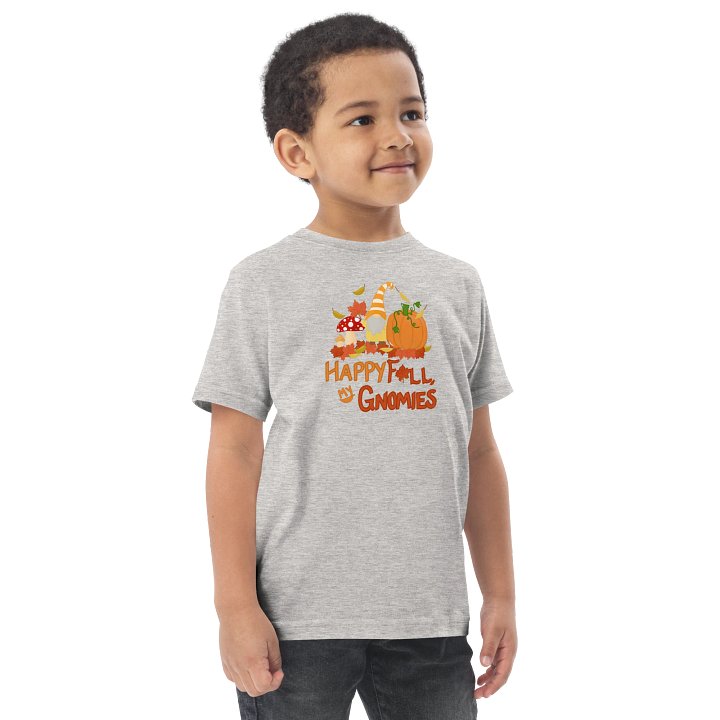 Fall with my Gnomies "Happy Fall, my Gnomies" Toddler Jersey T-Shirt product image (2)