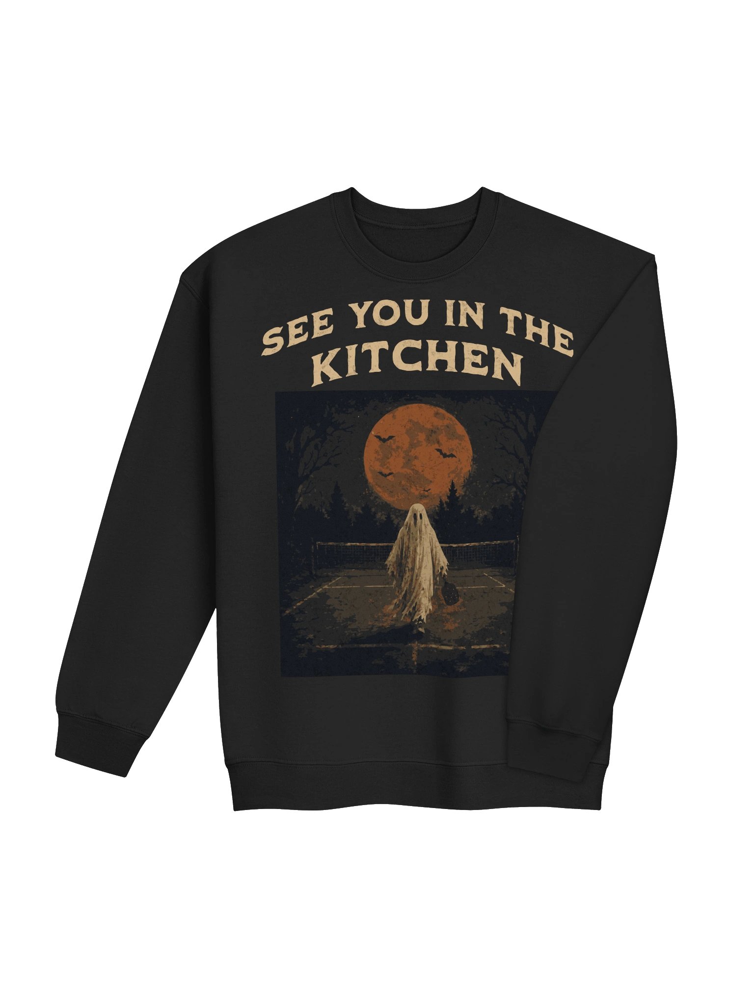 See You In The Kitchen Pickleball Sweatshirt – Funny Halloween Pickleball Sweatshirt product image (3)