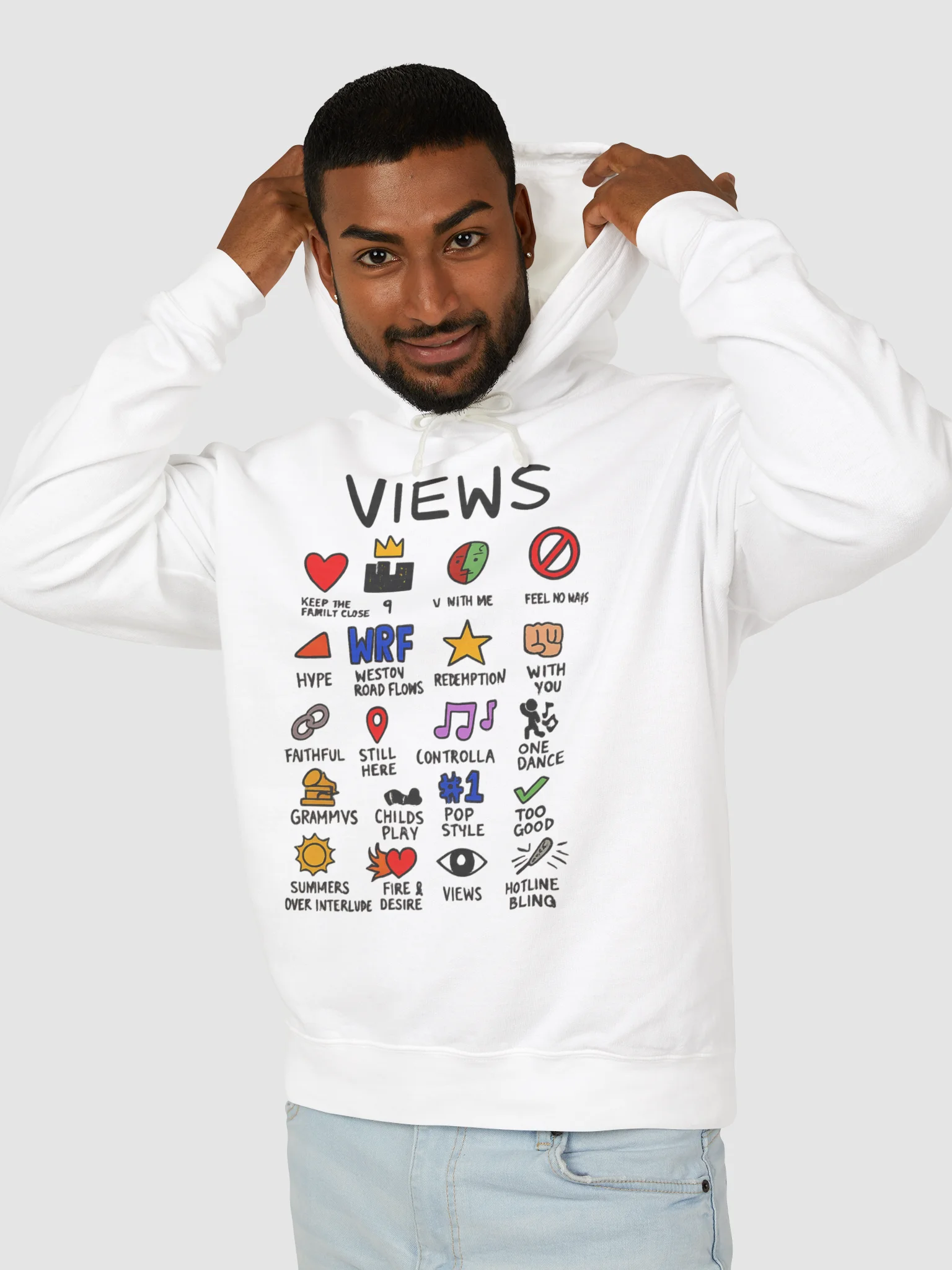 Drake Views Notebook Hoodie product image (3)