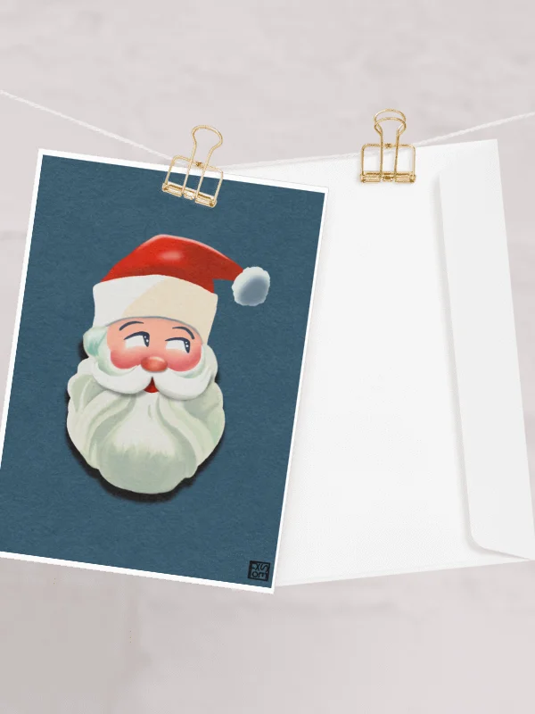 Santa Merry Christmas (blue) product image (4)