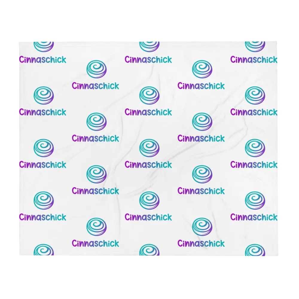 Cinnaschick Logo Throw Blanket product image (2)
