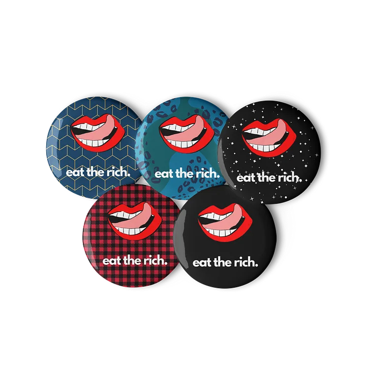 Eat The Rich button product image (2)