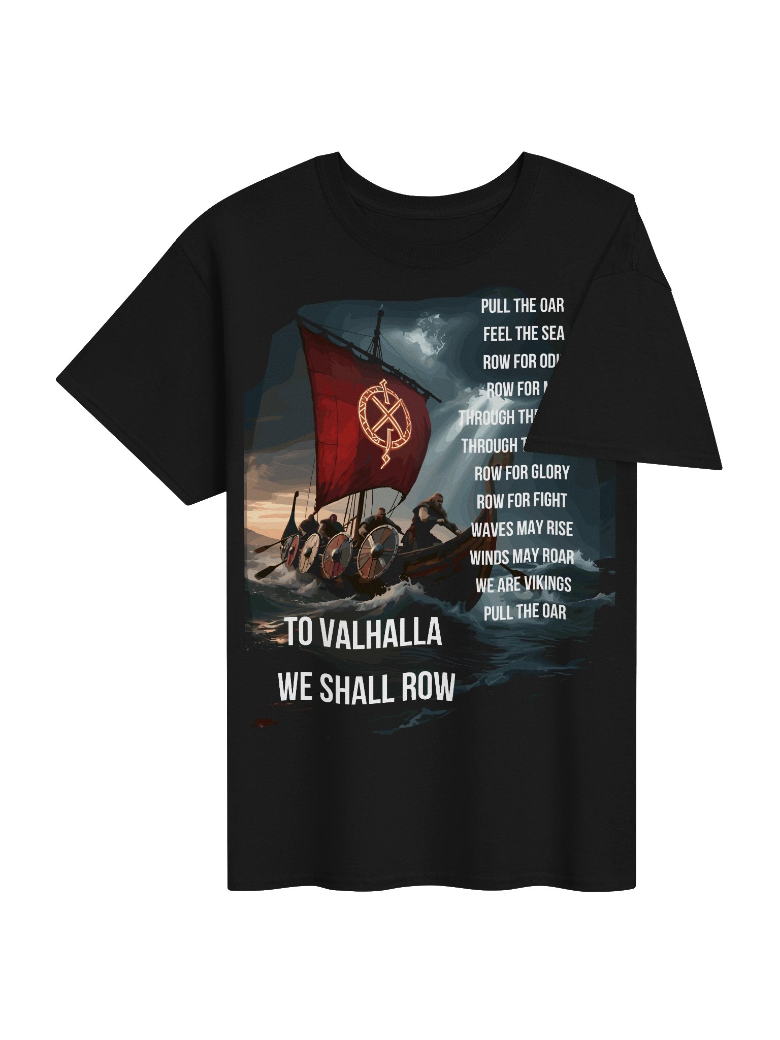 Row for Odin Viking Longship Tee product image (4)