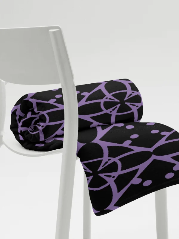 Purple Ethereal Echoes Throw Blanket product image (3)