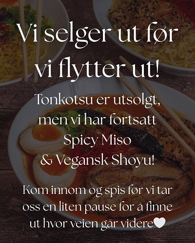 Vi sees på den andre siden❤️🍜

#ramen #ramenfredrikstad #restaurant #mat #fredrikstad