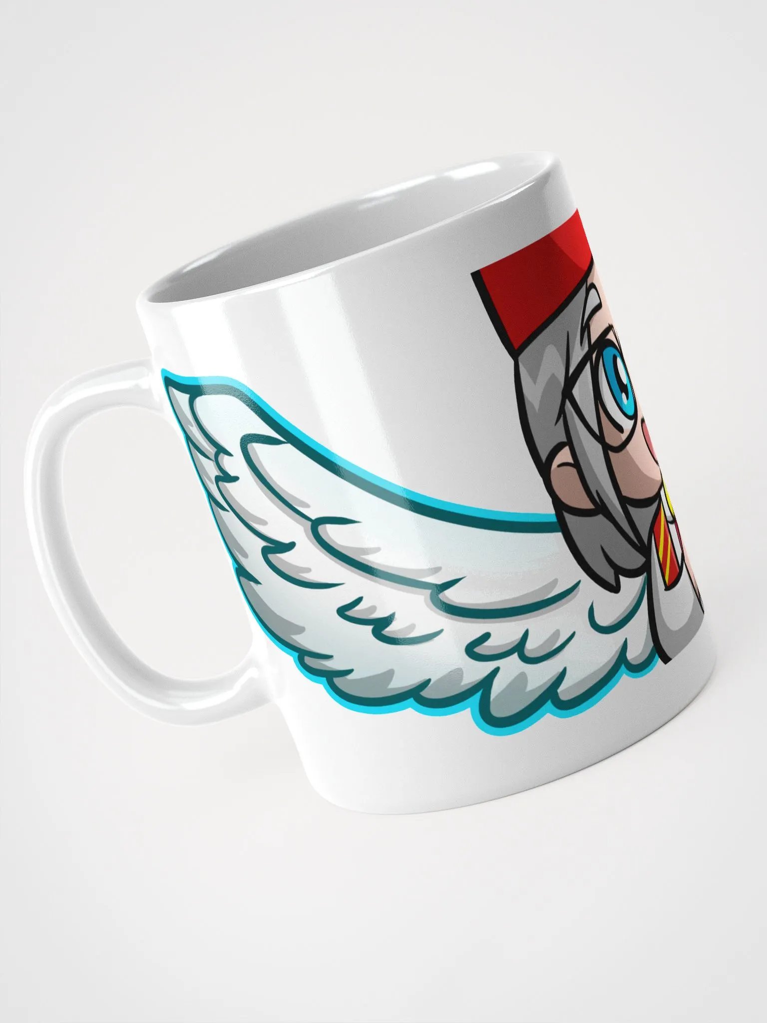 Kardinal Zyn Angel Coffee Mug (White) product image (3)