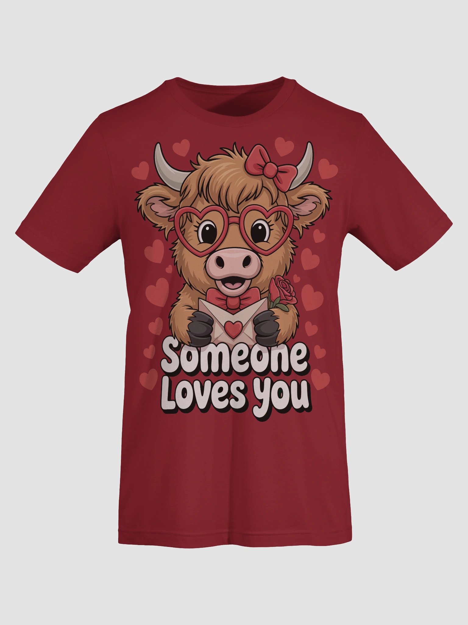 Valentine Cow T-Shirt product image (7)