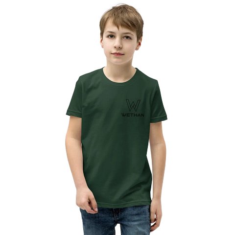 Black Wethan Logo Tee (Youth) product image (1)
