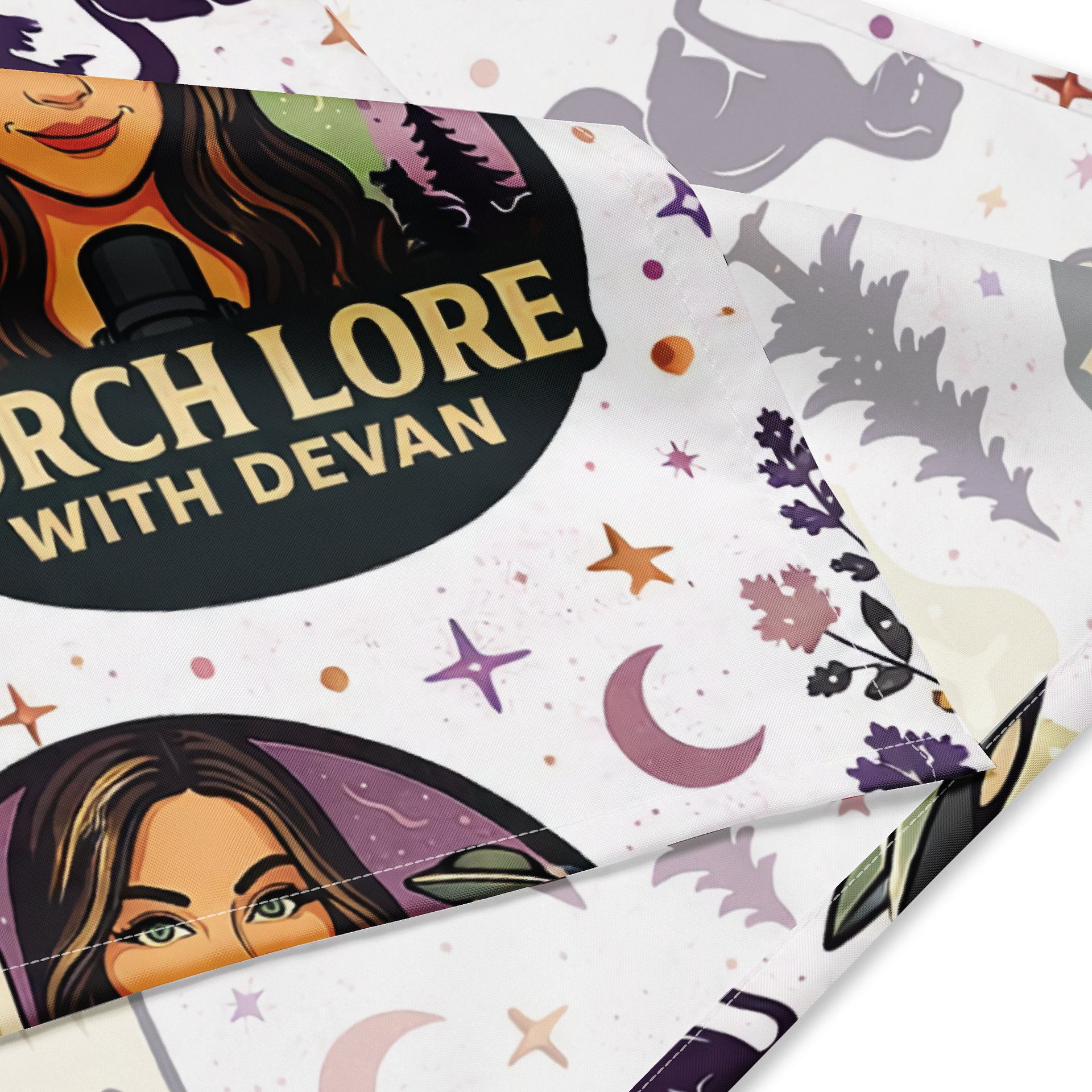 PORCH LORE DEVAN WHITE SCARF product image (3)