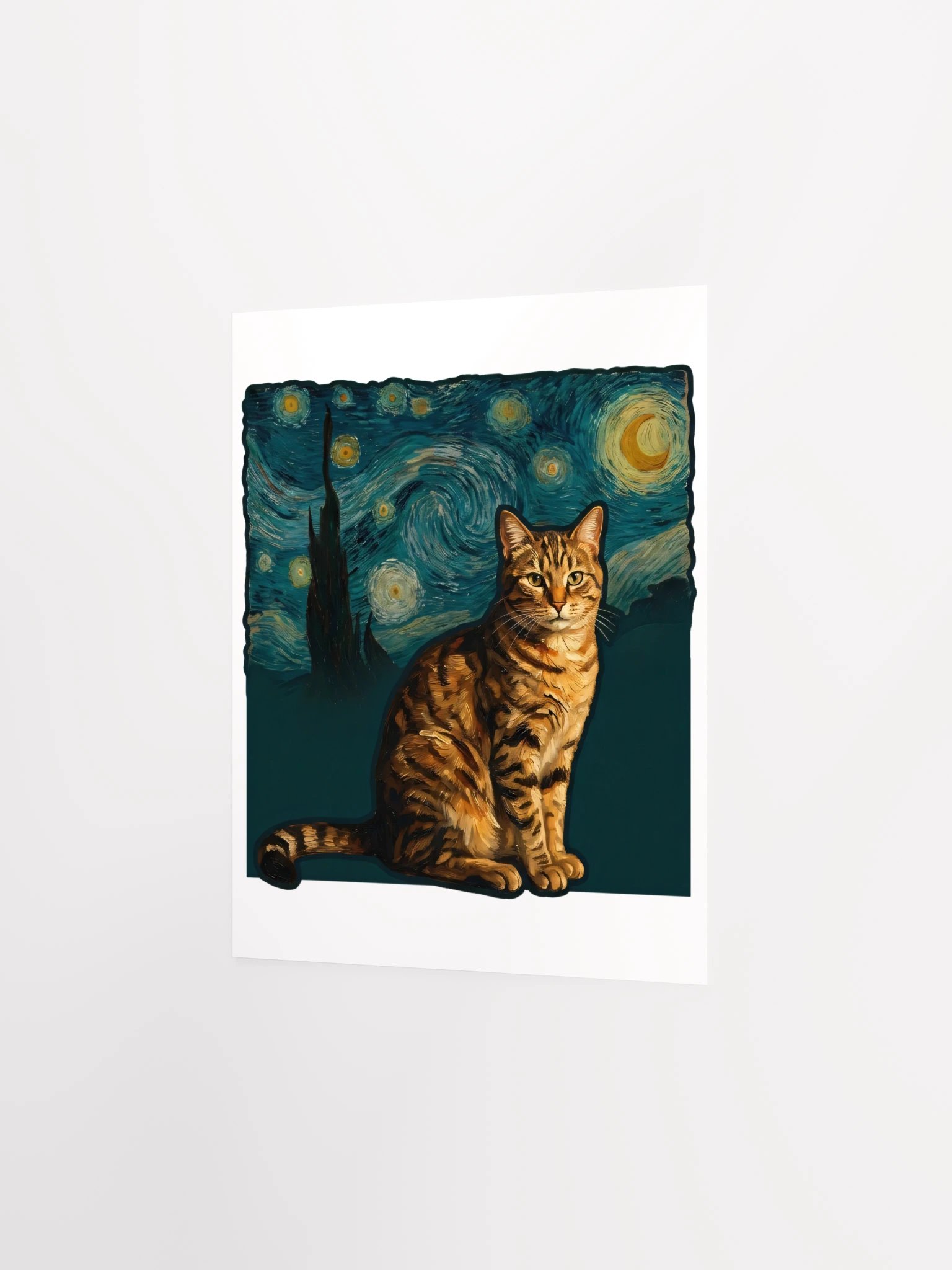 Starry Night Tabby Poster product image (26)