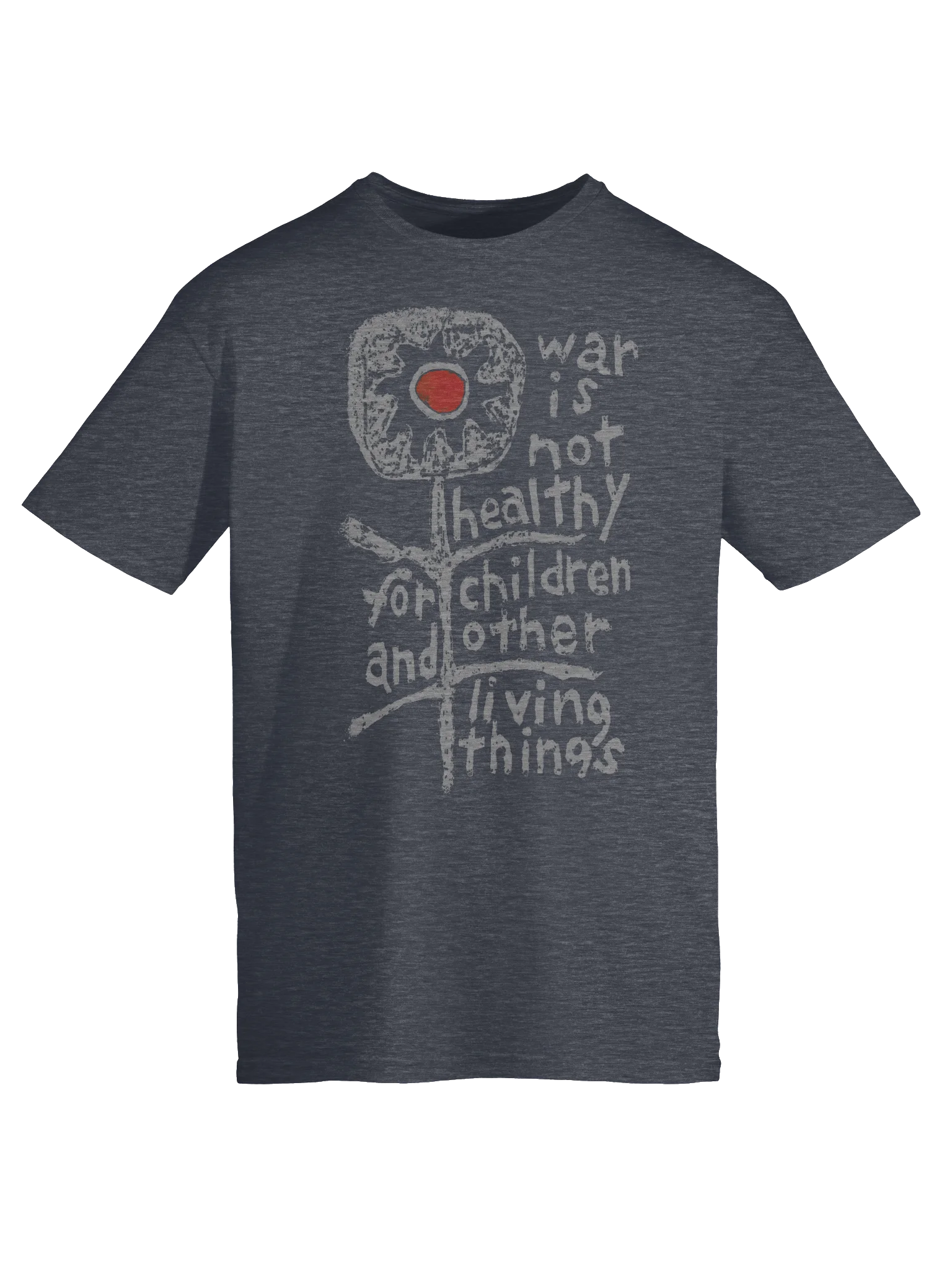 War is Not Healthy Gildan 64000 dark T-Shirt product image (6)