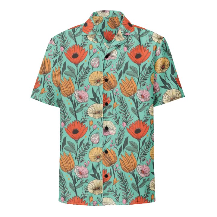 Modern Floral Pattern-Seamless Graphic Design Hawaiin Shirt product image (1)
