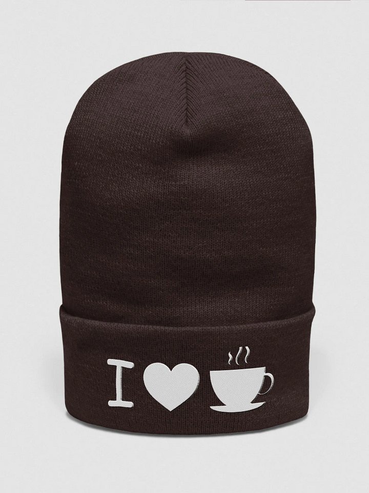 I LOVE COFFEE Beanie product image (2)
