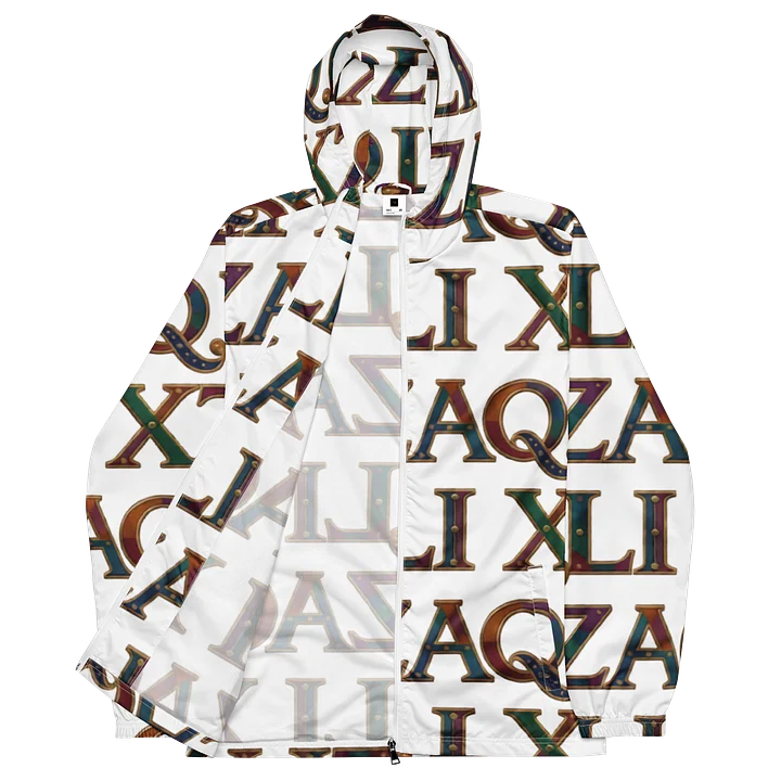 XZAQLI Men's Ivory Monogram Windbreaker product image (1)