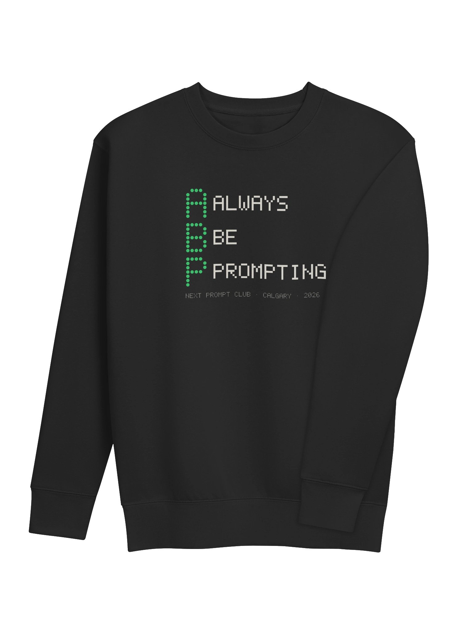 Next Prompt Club Crewneck — A/B/P product image (4)