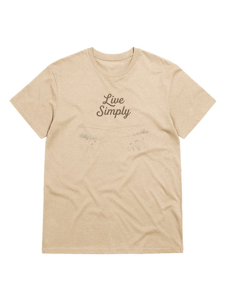 Live Simply T-Shirt – Minimalist Christian Life T-Shirt product image (1)