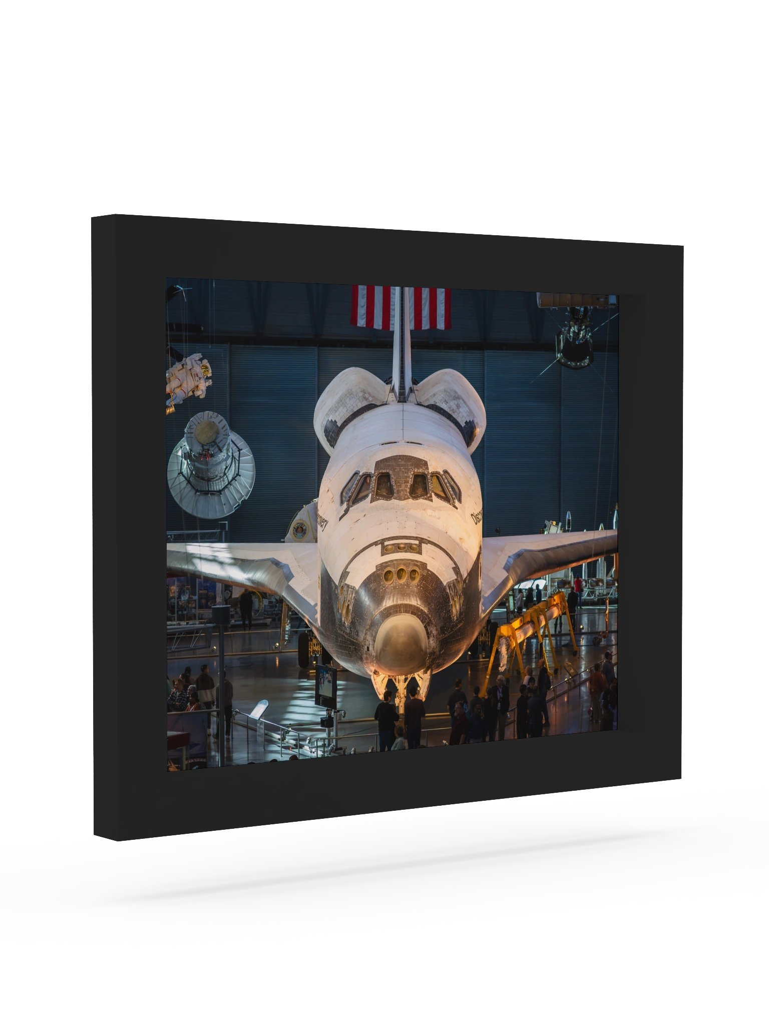 Beyond the Horizon – Space Shuttle Discovery Framed Matte Poster product image (2)