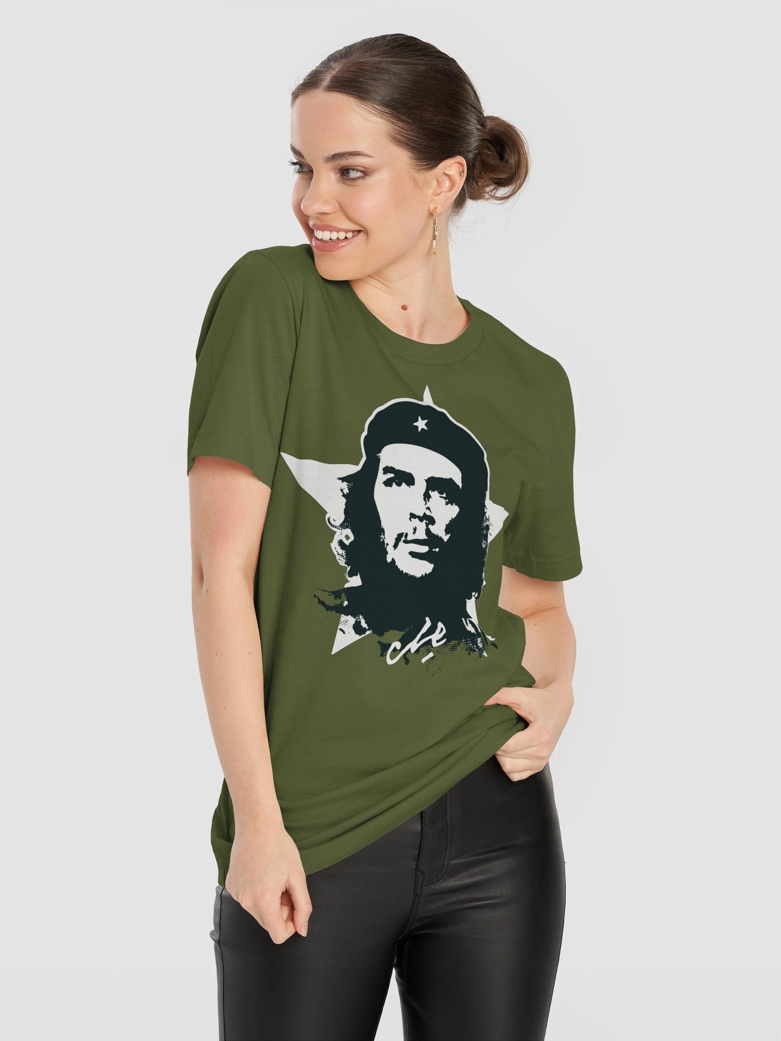Che Guevara Shirt White Star Revolution Rebel product image (7)