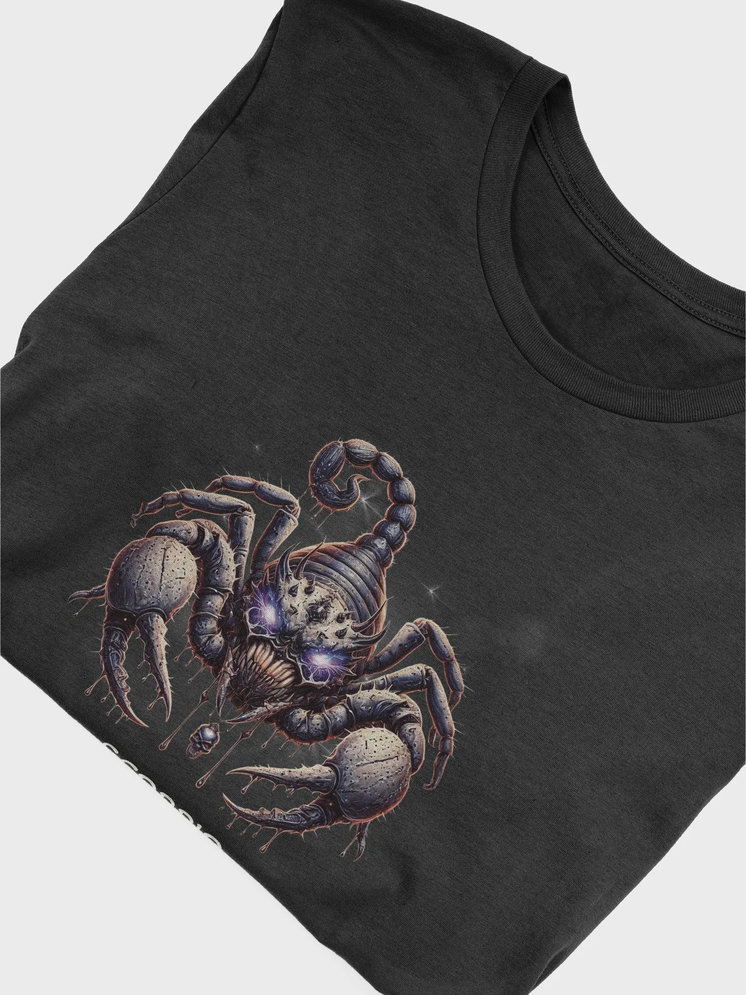 Demonic Zodiac T-Shirts| Scorpio | Halloween Group Tshirt | Gothic Astrology Signs | Dark Horoscope Tees | Halloween Celestial Horror Clothing product image (5)