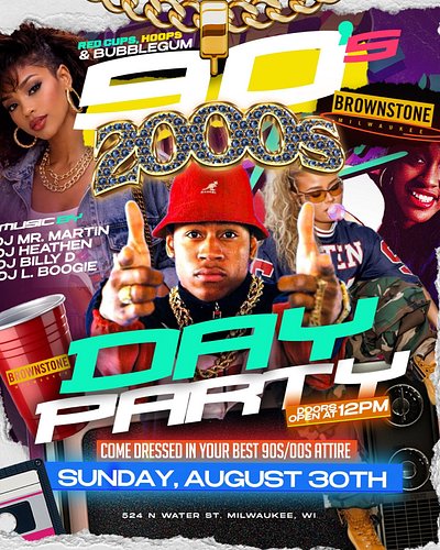 Sunday August 30th meet us at the Stone!!! Issa 90’s and 2000’s affair @brownstonesociallounge music by me and all my guys @d...