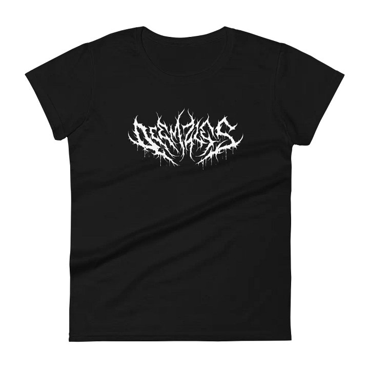 Deemzies - Death Metal logo Women's T-shirt - White Print product image (1)
