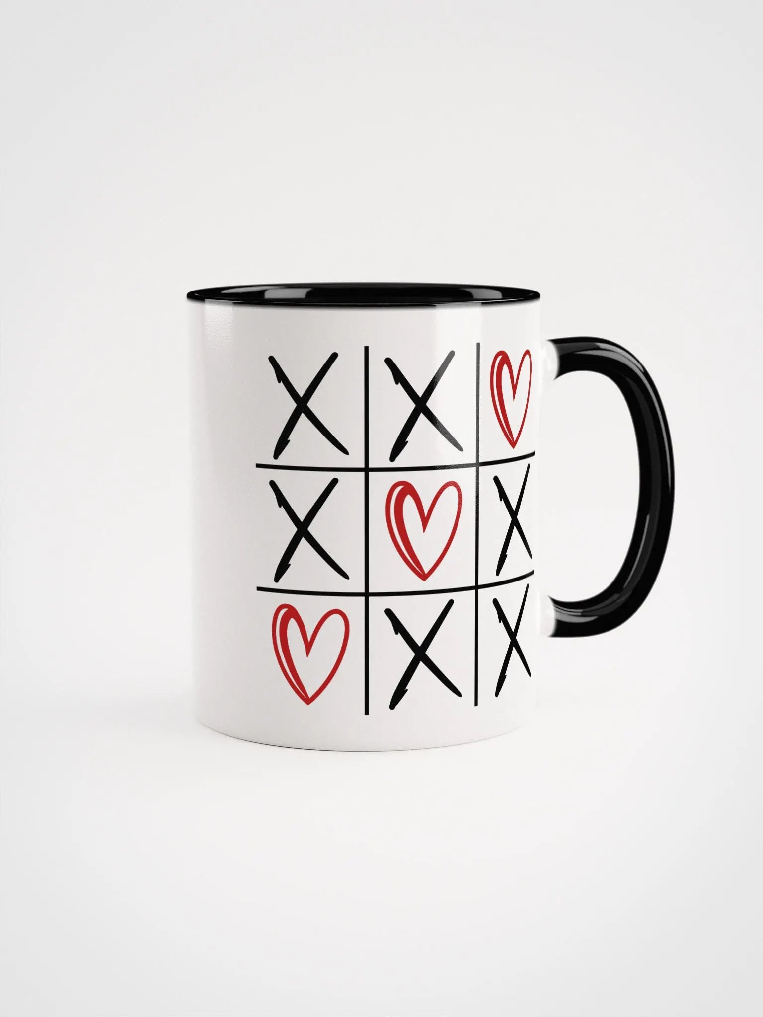 Love Always Wins: Valentine's Day Tic Tac Toe Mug product image (2)