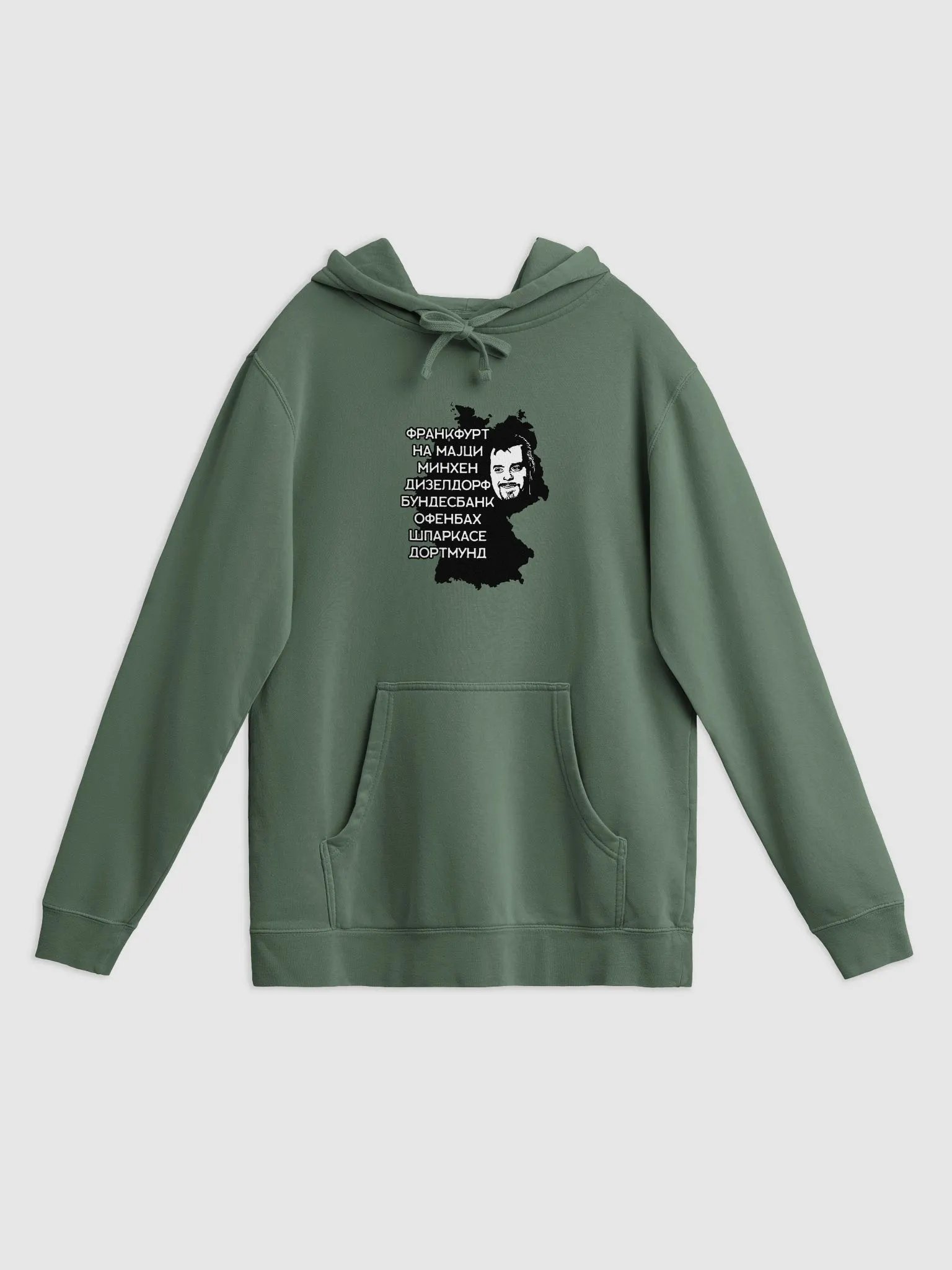 Biber Rane Independent Trading Co. Pigment Dyed Hoodie product image (1)