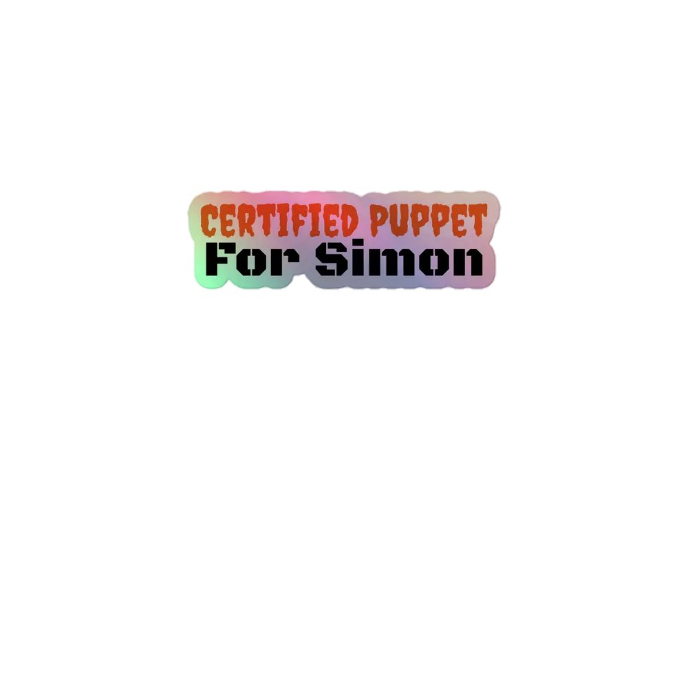 Certified Puppet Holographic Sticker Sheet product image (1)