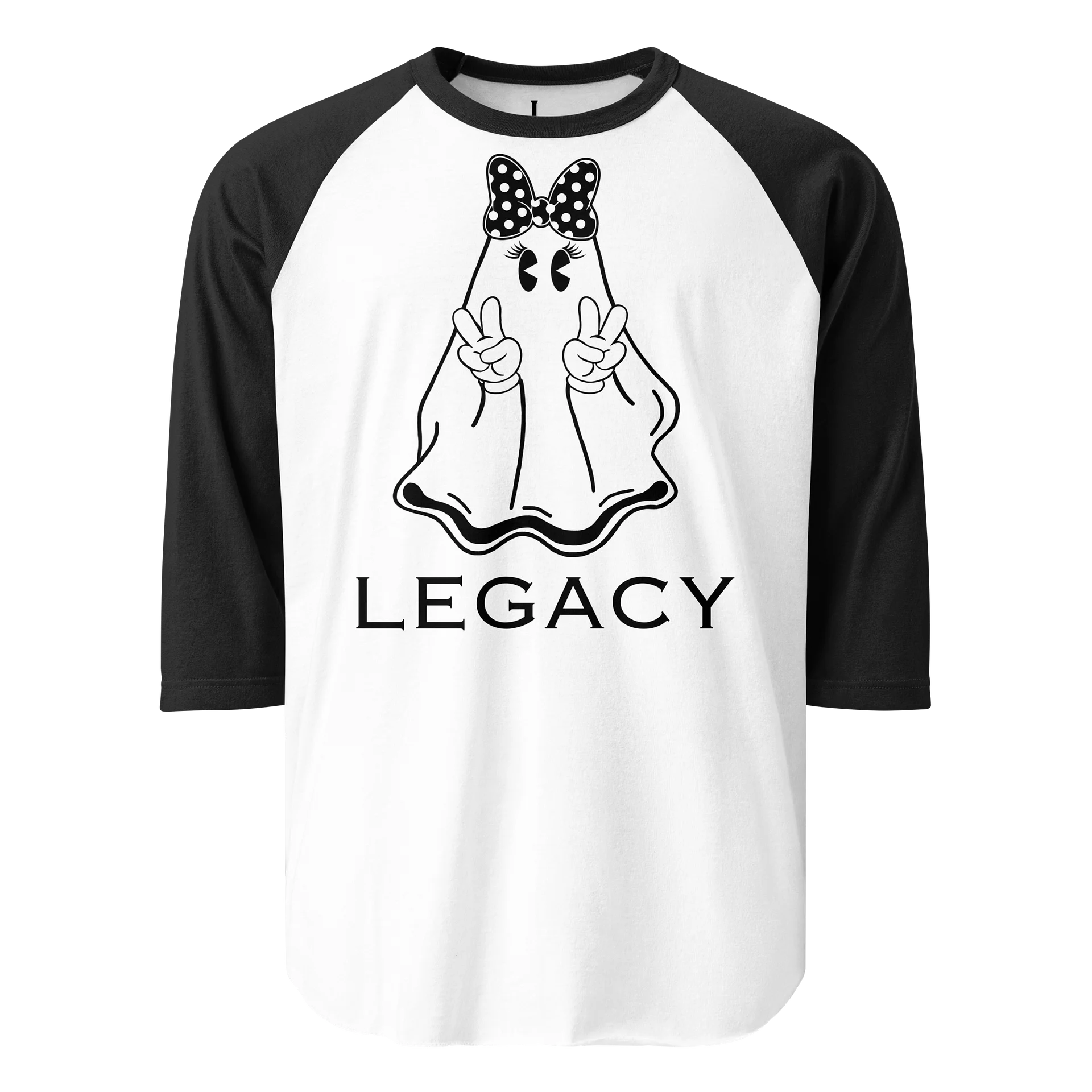 Susie Spooks Raglan | White/Black product image (1)