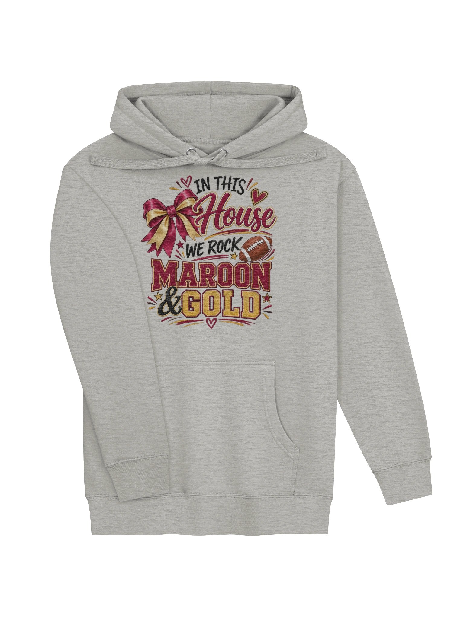 Rock Maroon & Gold Hoodie product image (11)