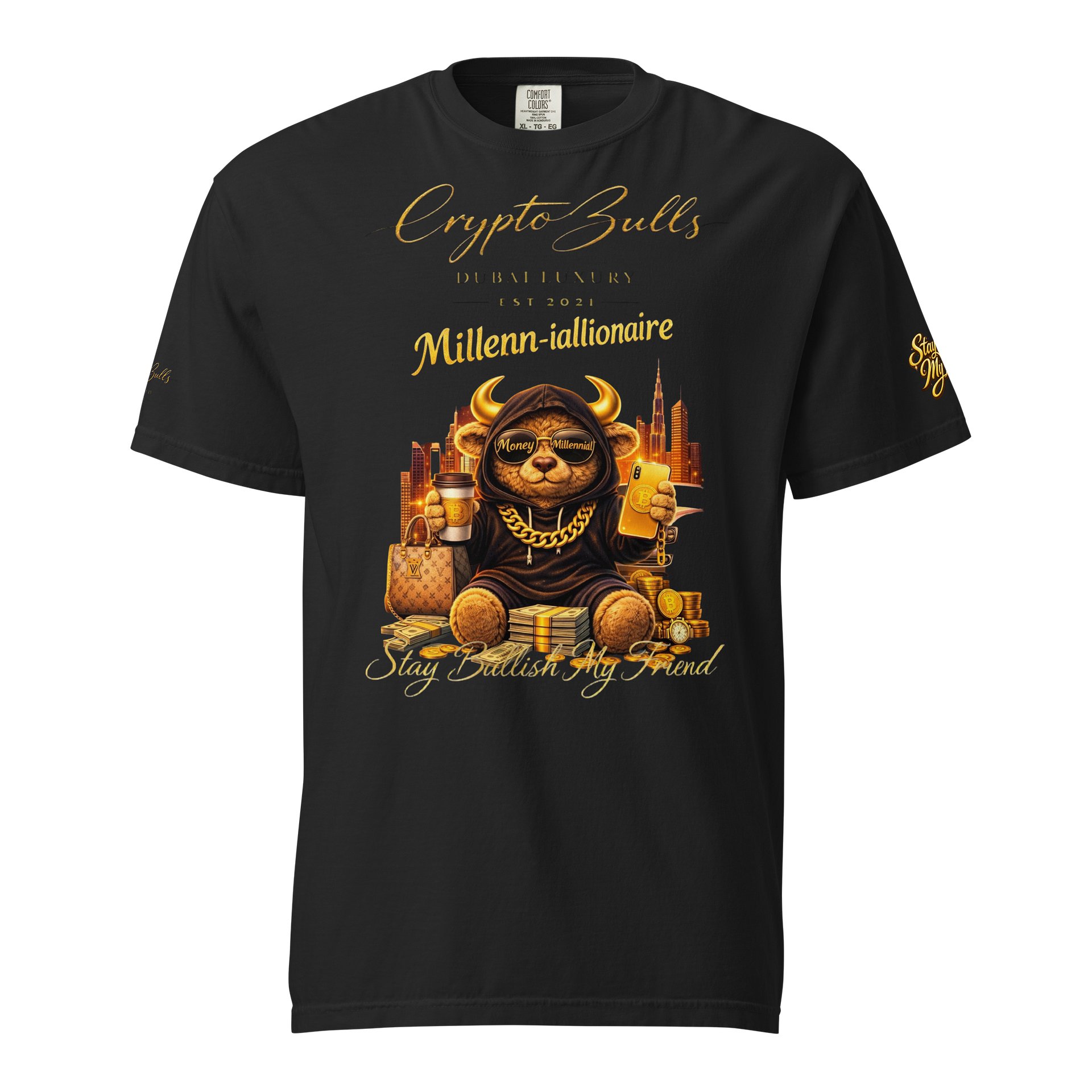 Bullish Millenn-iollonaire Teddy Bull Tshirt - Bullish Collection product image (2)