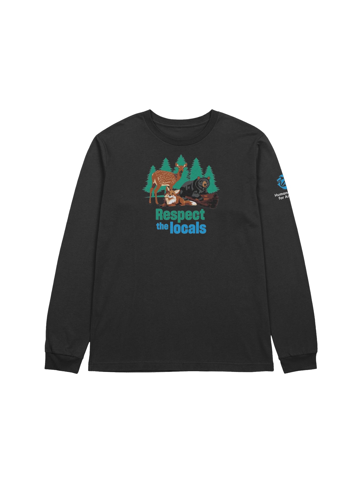 Respect the locals - Long sleeve tee product image (1)