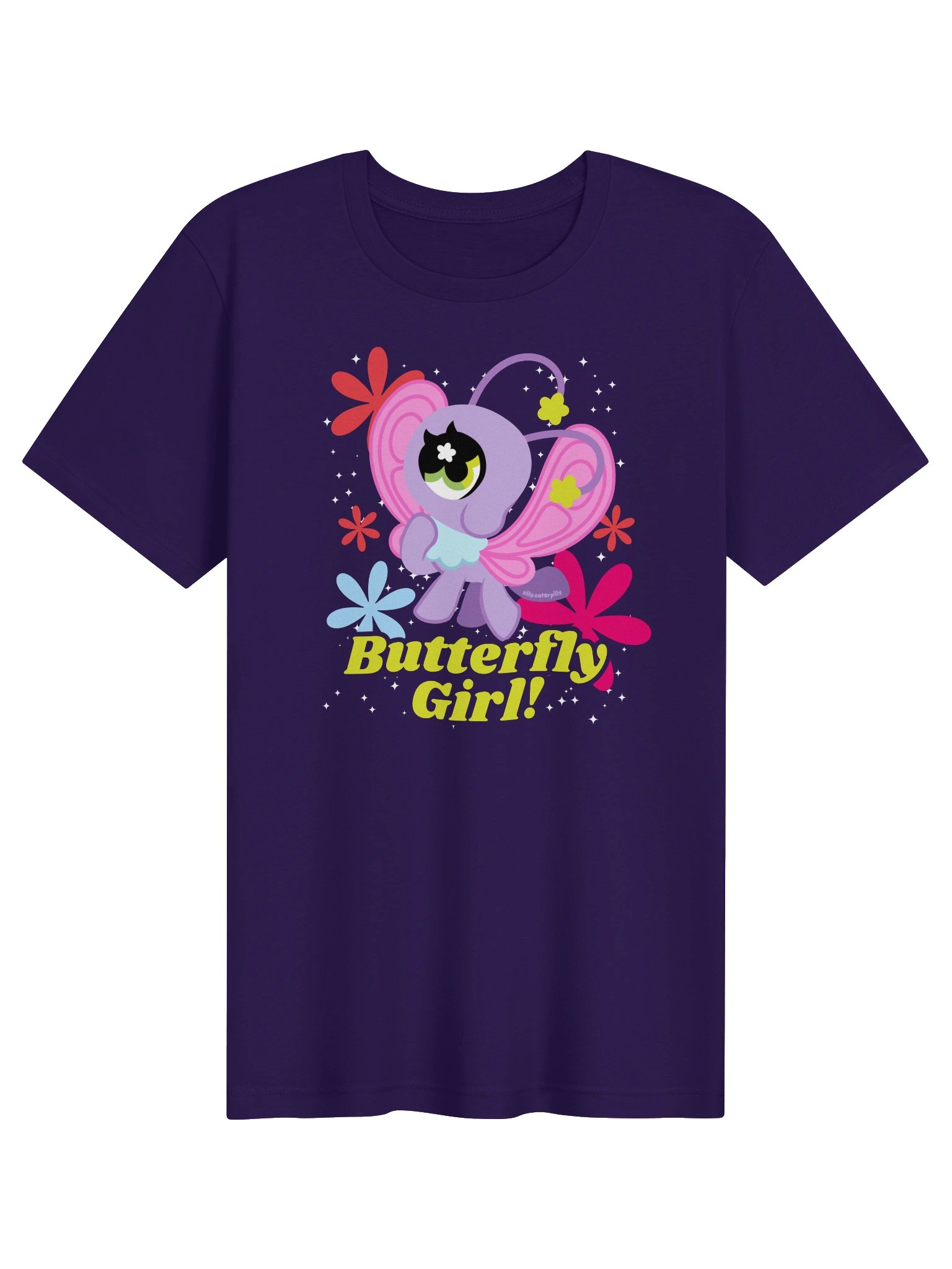 Butterfly Girl Tee (dark) product image (1)