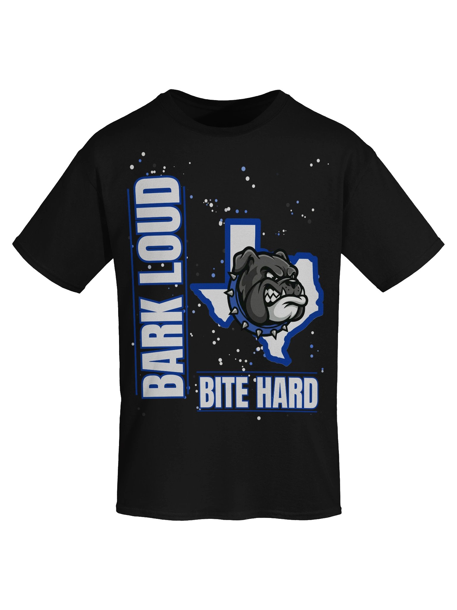 Bark Loud Spirit Tee - Blue on White [READ DESCRIPTION FOR CUSTOMIZATION] product image (59)