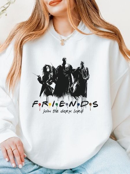 Friends Dark Lord Funny Parody Halloween Fall Sweatshirt product image (1)
