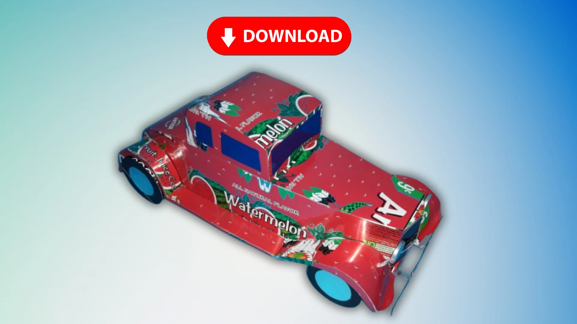 Soda Can 32 Ford Five Window Coupe DIGITAL Plans product image (1)