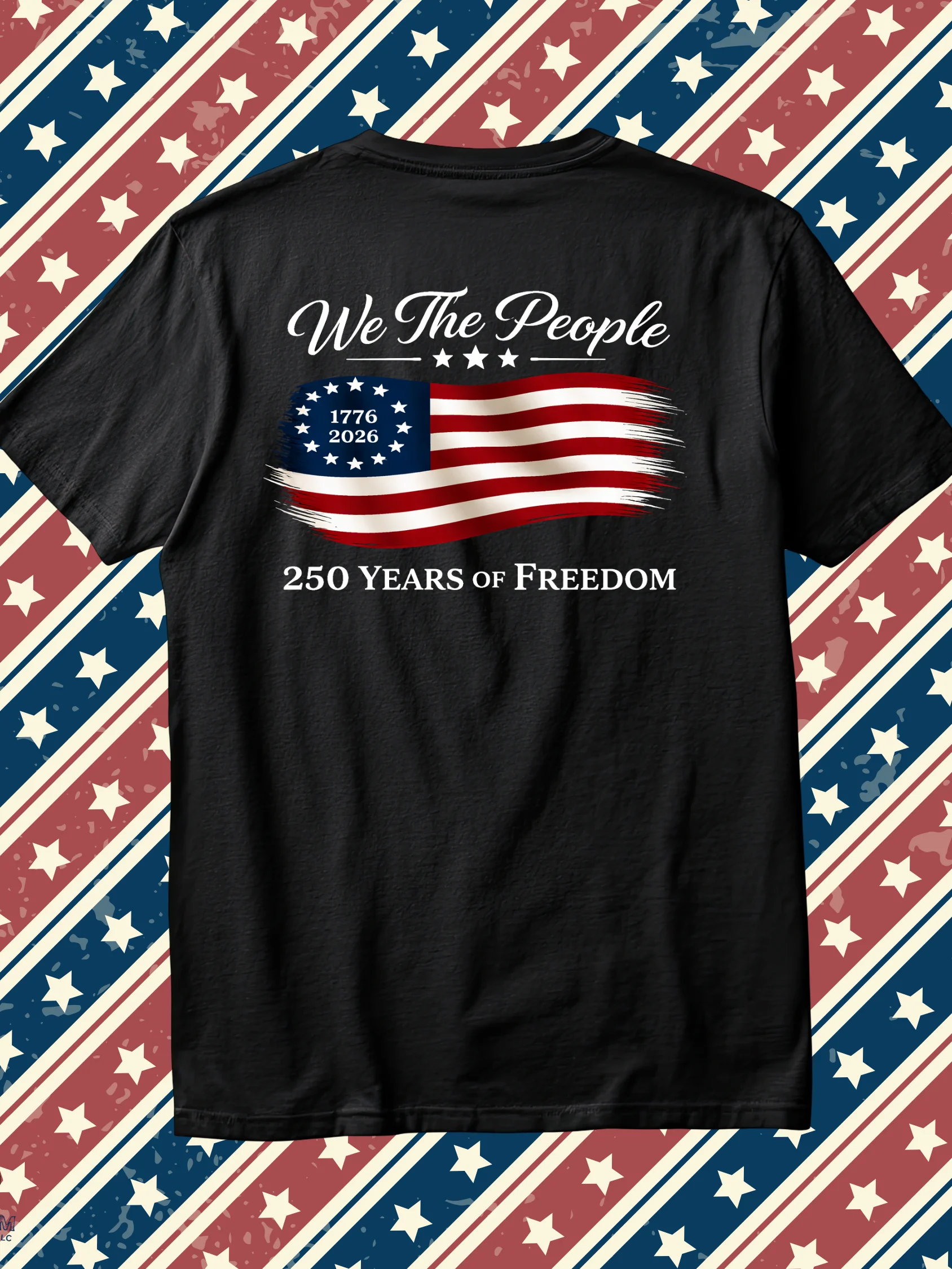 We The People 250 Years of Freedom Shirt | America 1776–2026 Patriotic Tee | Betsy Ross Flag Design product image (2)
