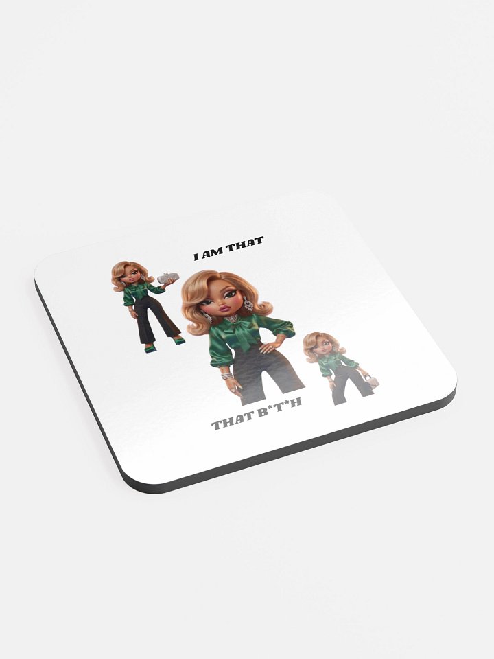 I AM THAT — Glossed Coaster by Mz. Caramel product image (2)