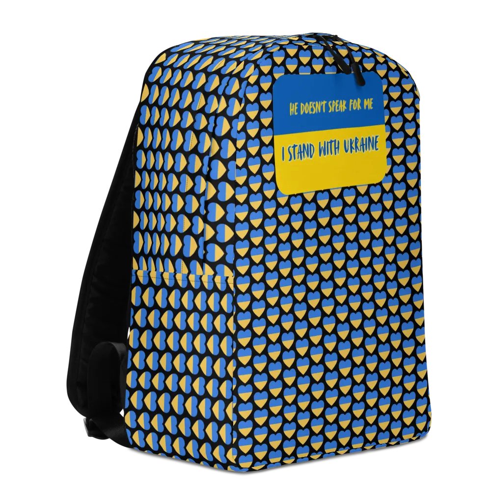 Resistors, Doesn't Speak for Me, Patterned Black Backpack product image (3)