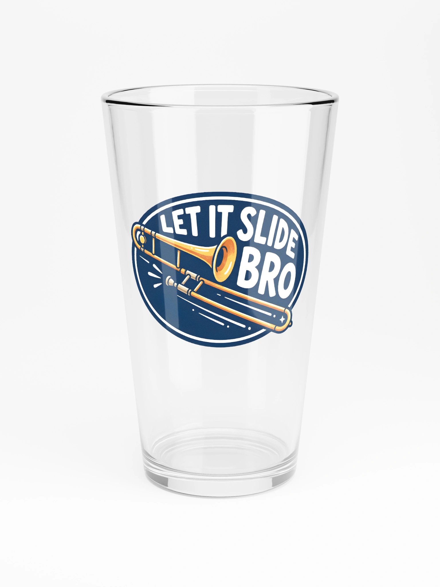 Let It Slide Pint Glass product image (3)