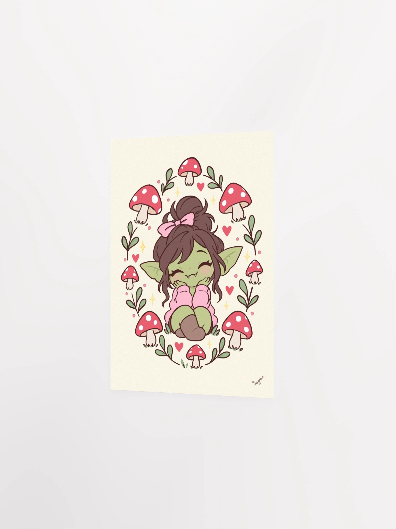 Mushroom Poppy Poster product image (2)