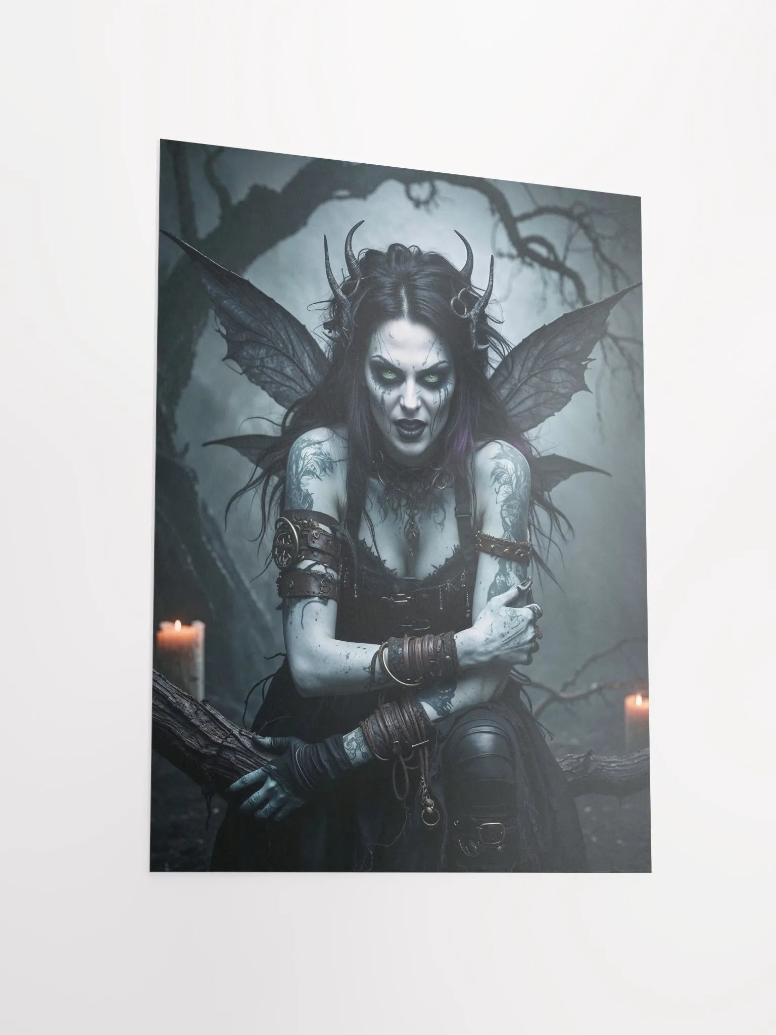 Gothic Wings Matte Poster product image (6)