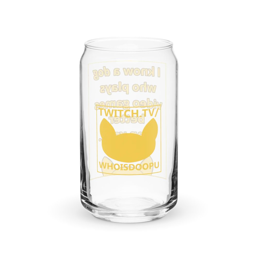 Doopsters - I know a Dog Gamer - Can-Shaped Glass product image (2)