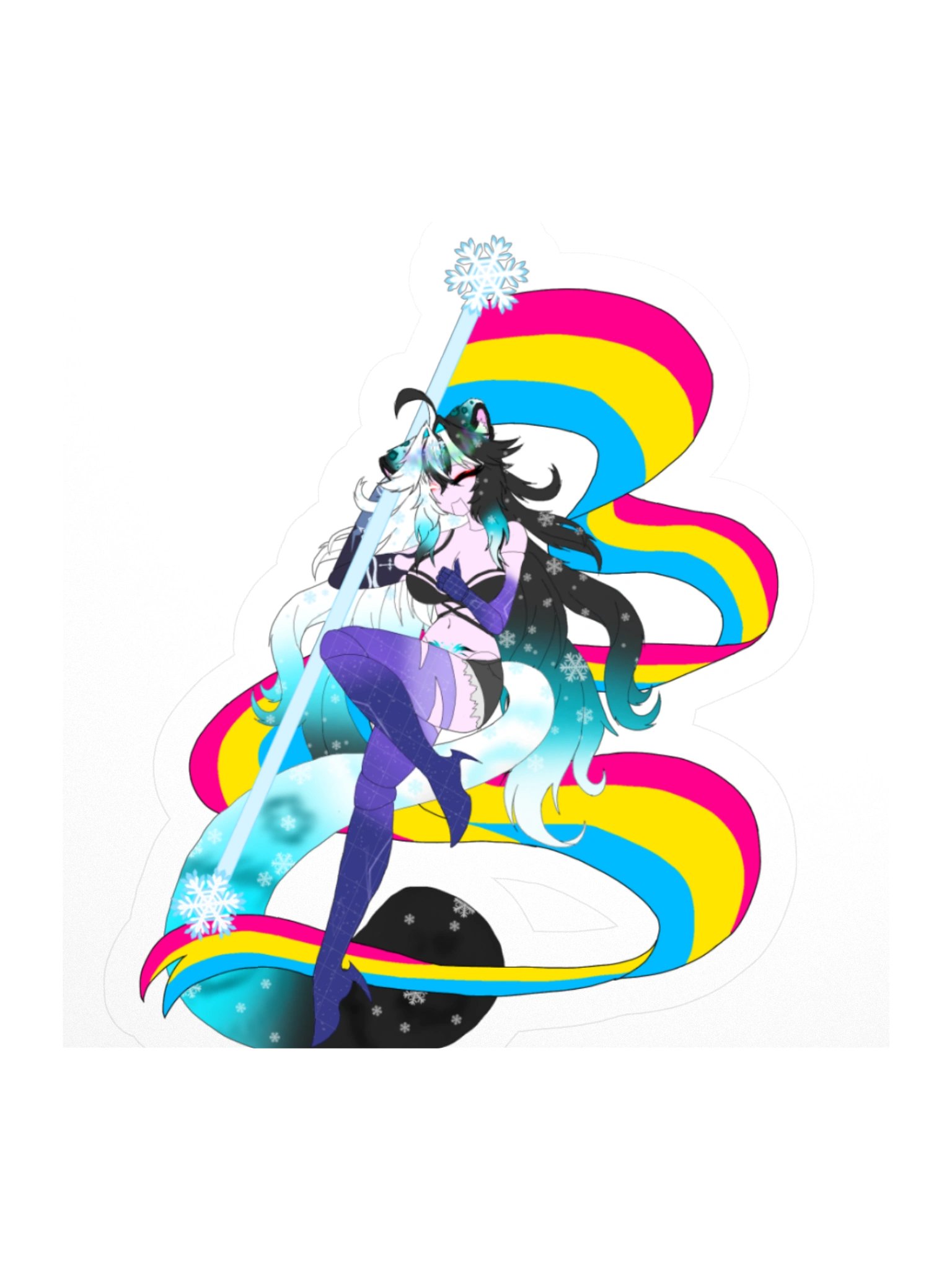 Pan Flag Sticker product image (3)
