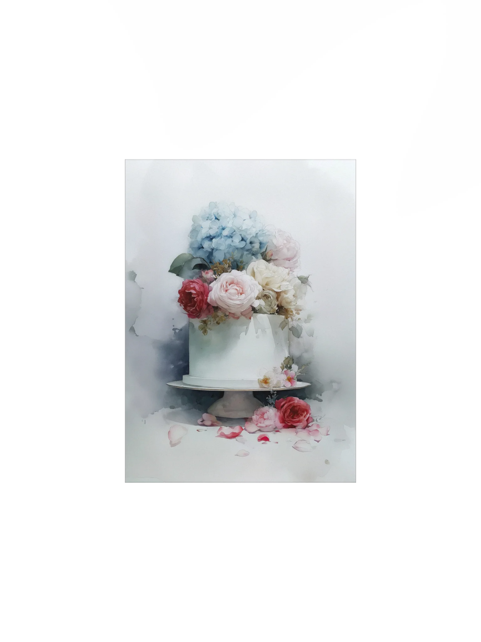 Powder Blue: Pastel Cake Bouquet product image (1)