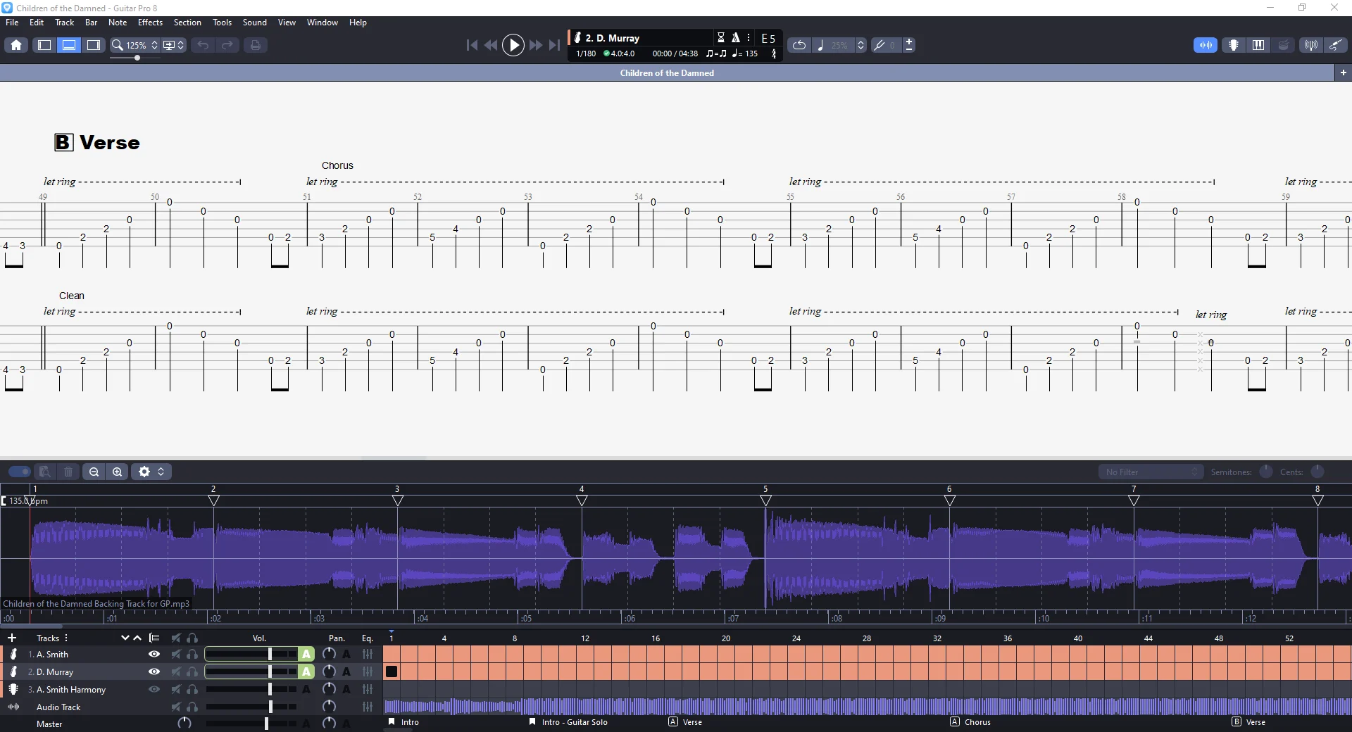 Children of the Damned | PDF Tab + Guitar Pro | Iron Maiden product image (3)