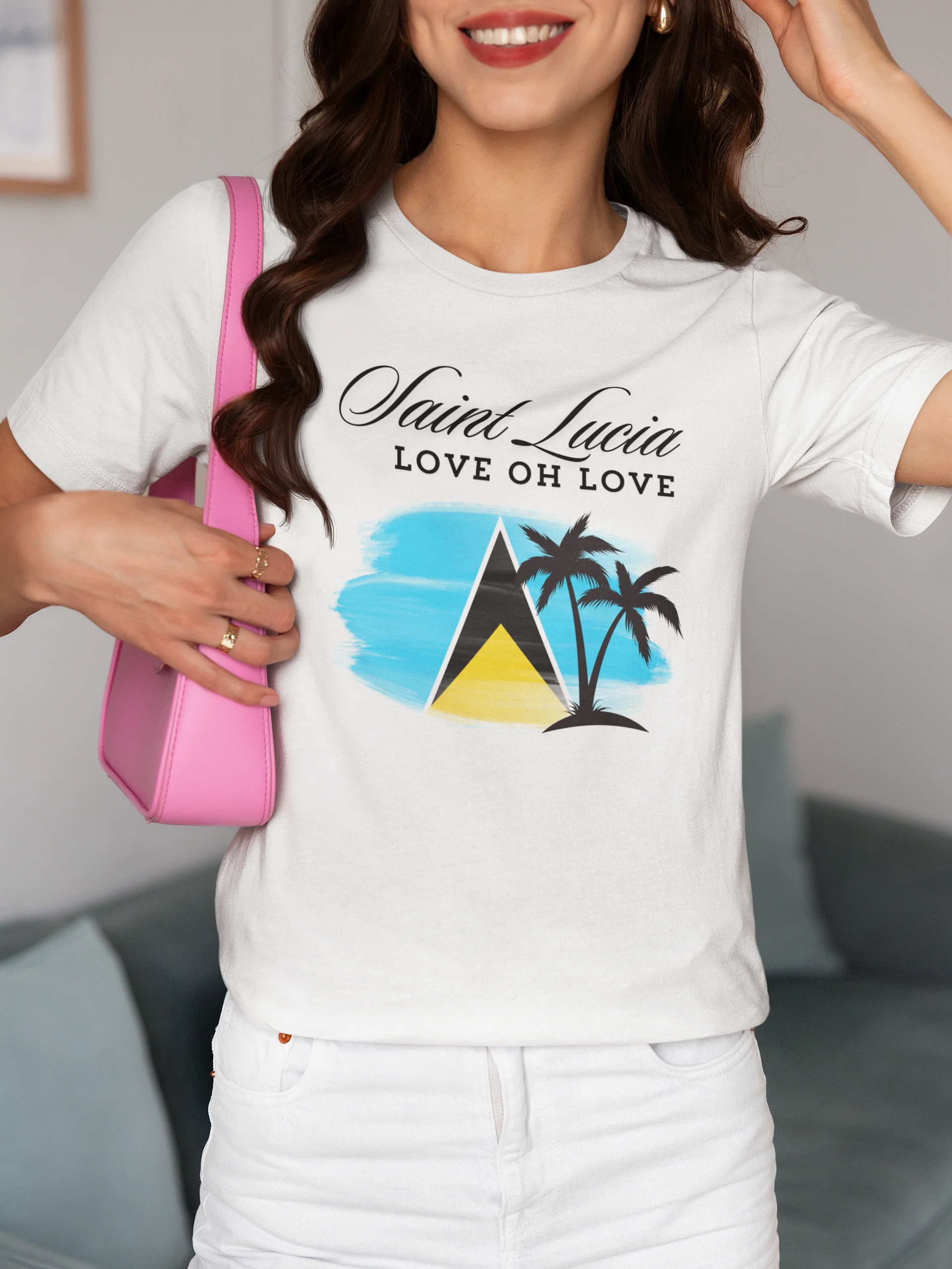 Saint Lucia Love T-Shirt product image (101)